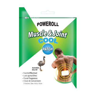 PoweRoll Muscle & Joint Cool Feel Patch x 3 Pack
